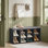 Banc de rangement pour chaussures avec paires de tablettes Arney