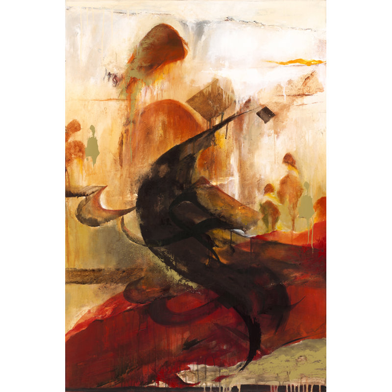 Shadows VII by Helen Abbas - Wrapped Canvas Painting, 30cm H x 20cm W