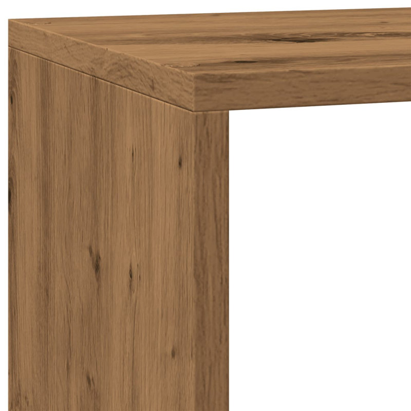 Saphronia Bookcase, (3 Shelves) 103.5cm H x 137.5cm W x 29cm D, Artisan Oak