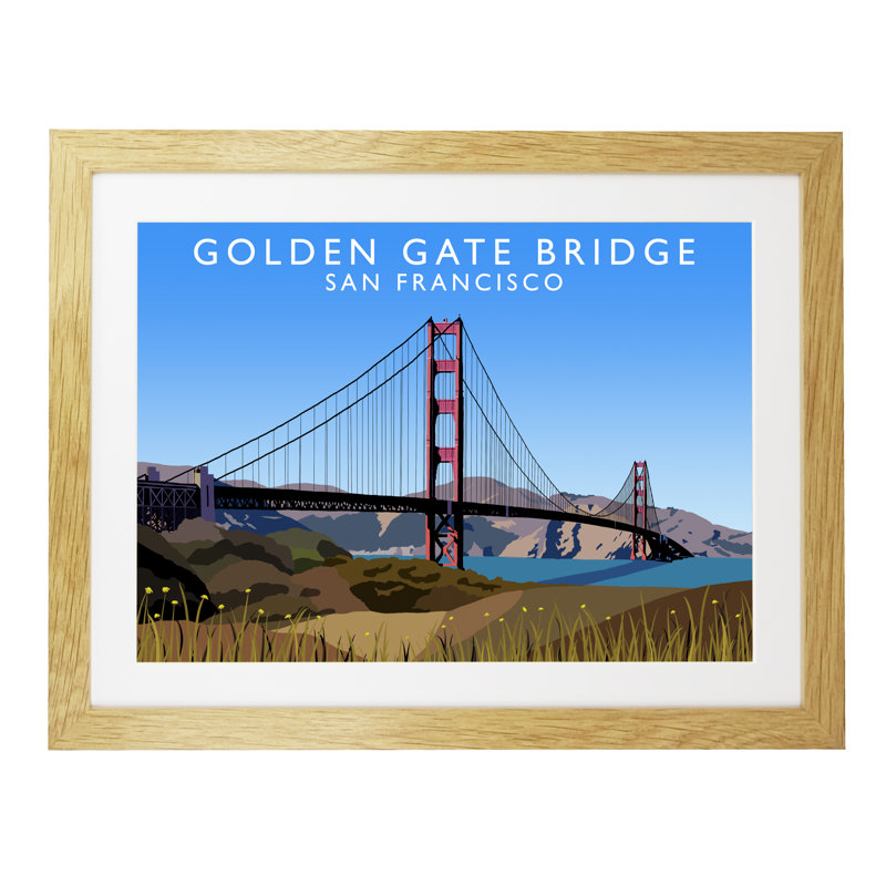 Richard O'Neil - Print, Oak Wood Frame, 33.5 cm H x 43.5 cm W x 2.2 cm D