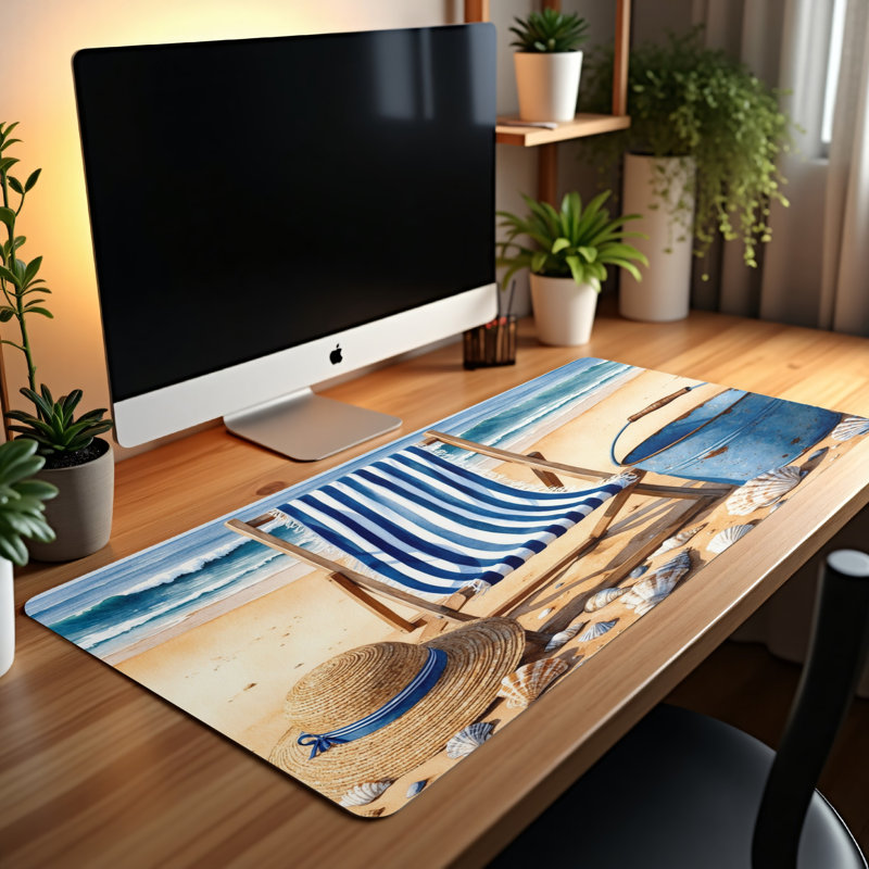 Polyester Desk Pad, 31.5x15.5