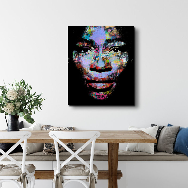 «Serena 3» par Stephen Chambers, impression sur toile tendue, H 15 po x l 15 po x P 1,5 po