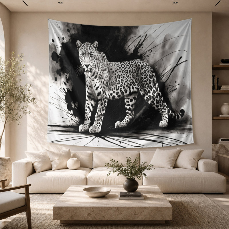 Tapisserie murale Big Cats, 26 po x 36 po
