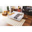 Lit de jour double rembourré avec 4 pieds de soutien, beige
