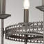 Maryam 6 - Light Waggon Wheel Chandelier