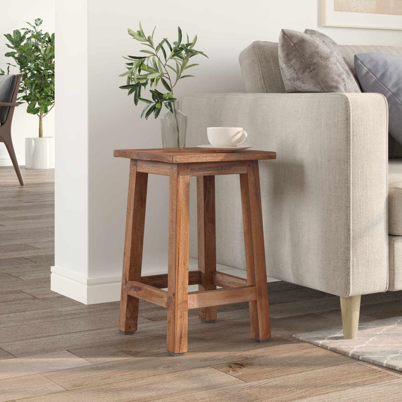 Solid Wood Accent Stool