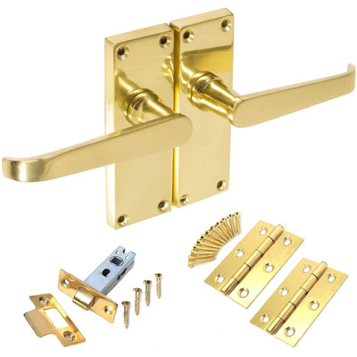 Straight Lever Latch Door Handles Sets