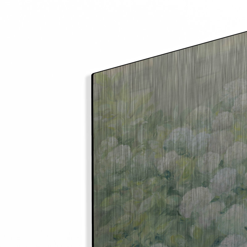«Hydrangea Lane» par Julia Purinton, art mural en métal, 24 po x 16 po