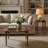 Vaenfila Round Wood Mid-Century Modern Coffee Table-541003304