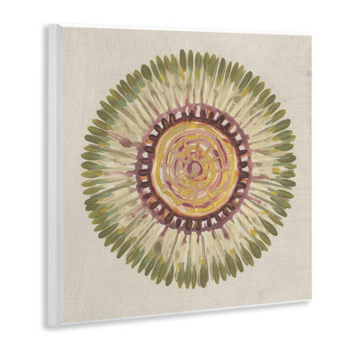 Art mural Radial Aura Mandala, design par June Erica Vess