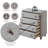 Legend Boucle Upholstered Chest with 4 Drawers