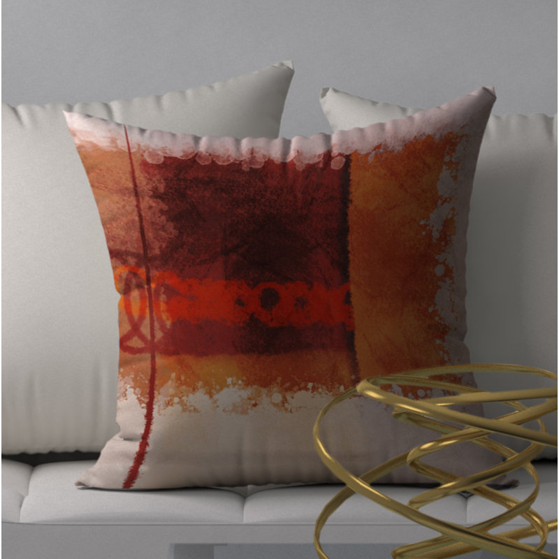 Reversible Throw Pillow, 24" x 24"