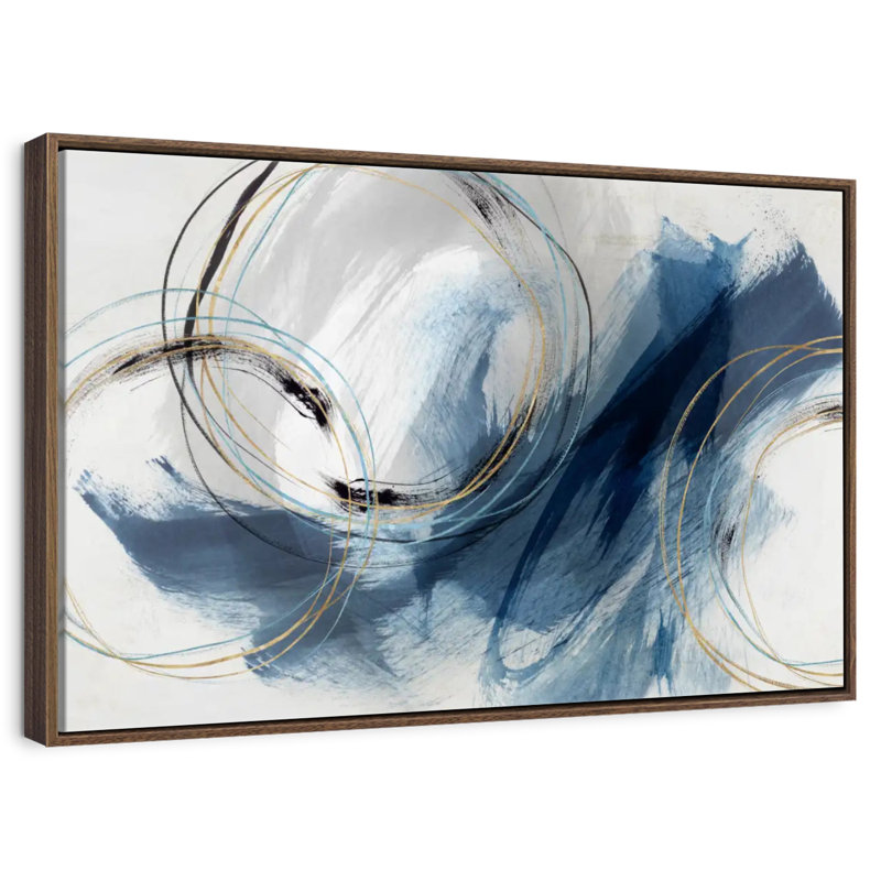 Detour, Floating Frame Walnut, 43" X 29"