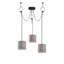 Luminaire suspendu tambour à 3 lumières Shayaan