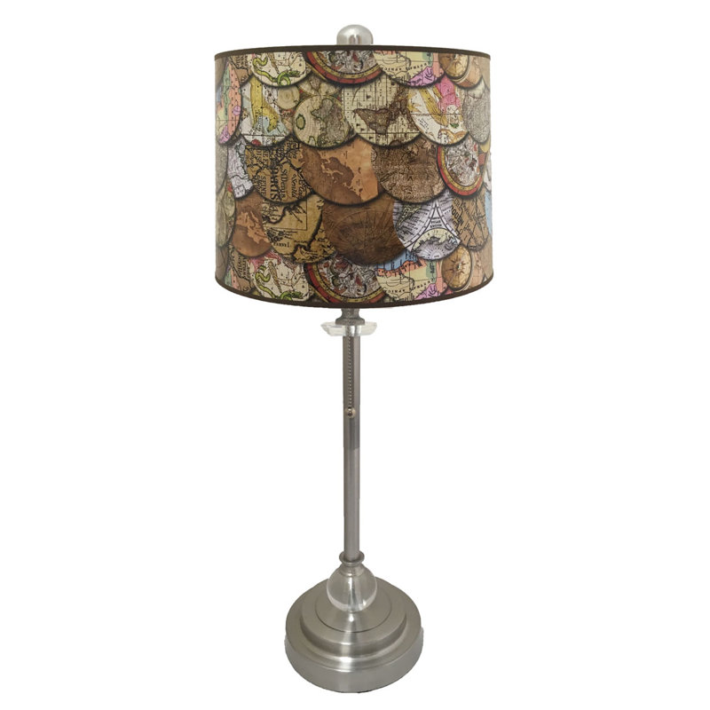Besser Crystal Buffet Lamp, Nickle