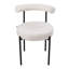 48cm H Upholstered Accent in White