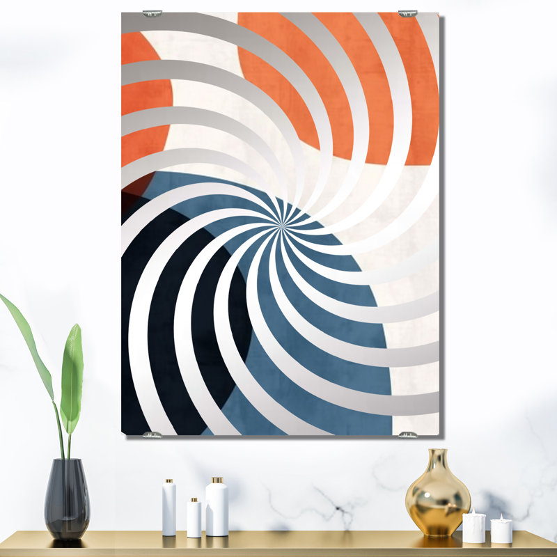 Souris - Miroir mural minimaliste abstrait MIR137580, 40 po x 30 po