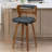 Liahna Swivel Upholstered Bar Stool with Wood Frame-2093855218
