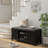 8 Pair Shoe Storage Bench with Sliding Doors-1978173023