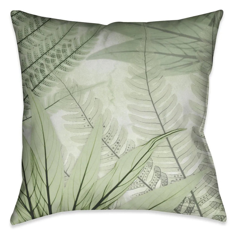 Coussin décoratif d'intérieur Layered Ferns X-Ray