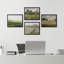 Green Meadow Countryside Landscape, impression sur papier, 4 pièces-97770431-97770428