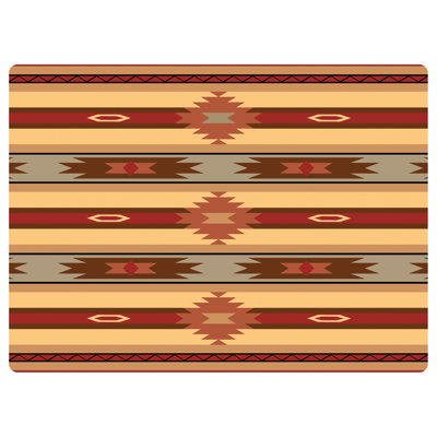Tapis de chaise de bureau 9 à 5 35 po x 47 po Southwestern Répétition