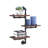 Helbert 3 Tier Staggered Rustic Inductrial Pipe Wall Shelf