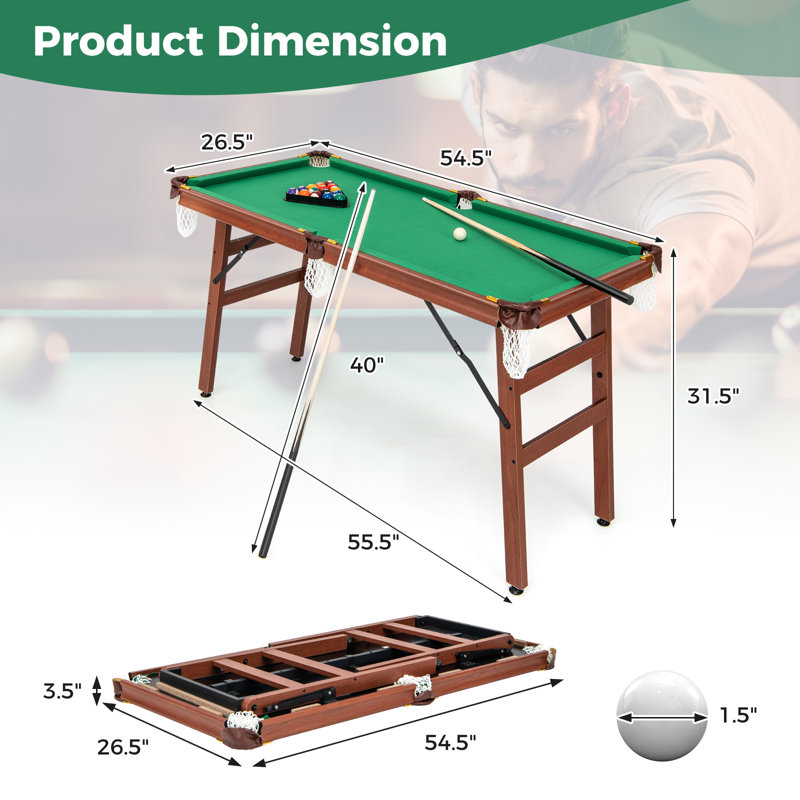 Table de billard pour enfants et adultes Topbuy