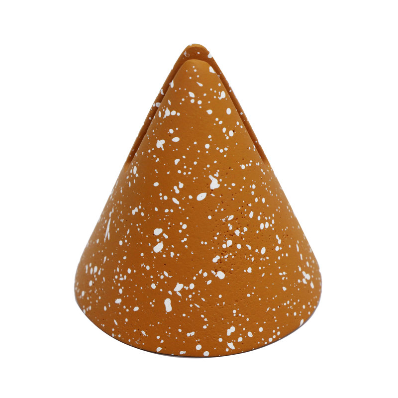 Porte-cartes Aleemah Speckled Cone - ensemble de 4, Terracotta