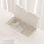 Bureau blanc rectangulaire en bois massif avec 5 tiroirs-108645820