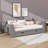 Twin Size Daybed With Built-In Storage Shelves And Drawers-1175908022