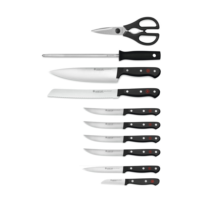WÜSTHOF Gourmet 11-Piece Knife Block Set
