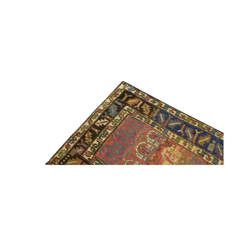 Antique Afghan Wool Southwestern Area Rug