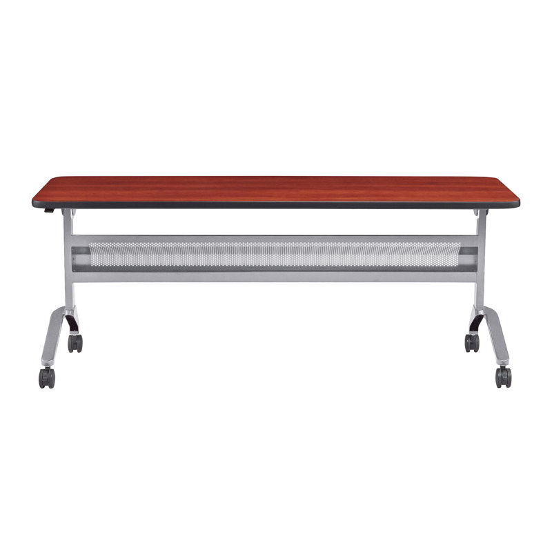 Table de formation Flip-N-Go rectangulaire, LPL, Noir, noir, noir, noir, Cerise Biltmore, H 29 po x L 72 po x l 24 po