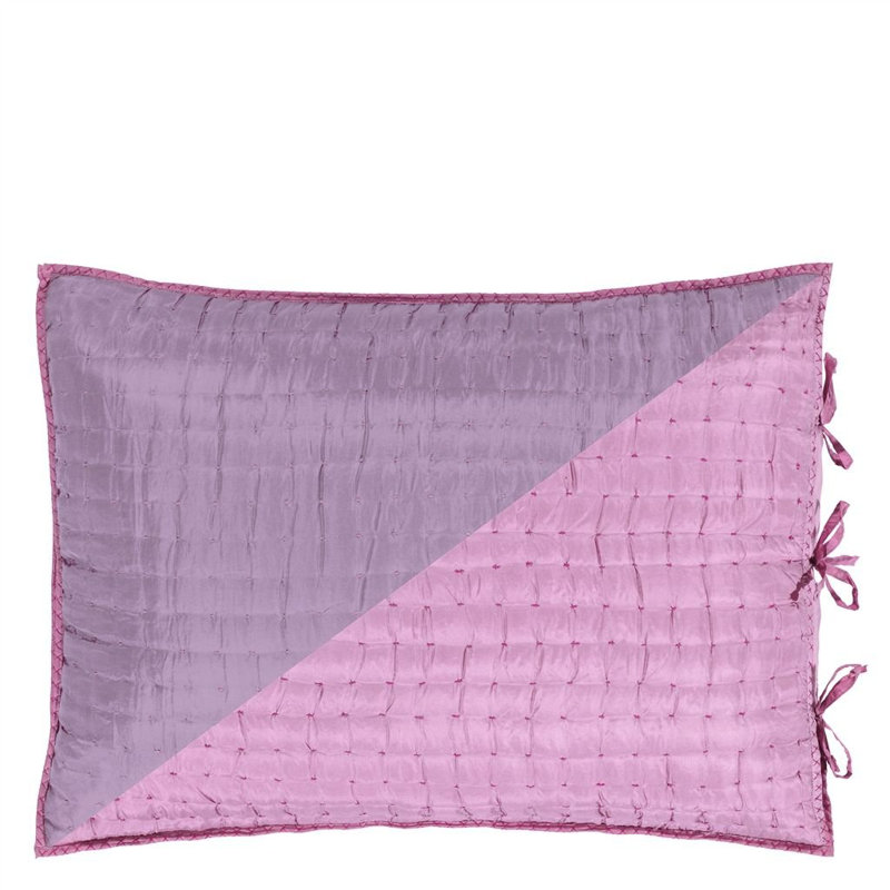 Chenevard Standard Pillowcases, Damson/Magenta
