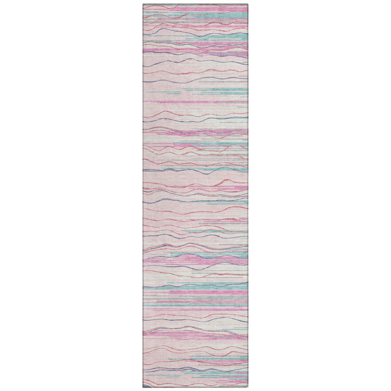  Machine Washable Indoor/Outdoor Chantille ACN996 Paprika Area Rug, Runner 2'3" x 7'6"