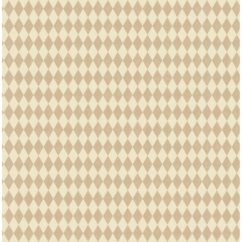 Whimsical Titania Geometric Wallpaper Roll, Cream