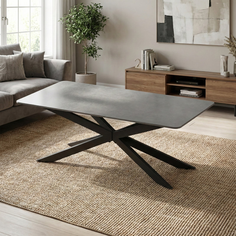 Aagna Oak Pedestal Coffee Table