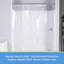 Doublure de rideau de douche moyenne en PEVA Kenney microCLEAN
