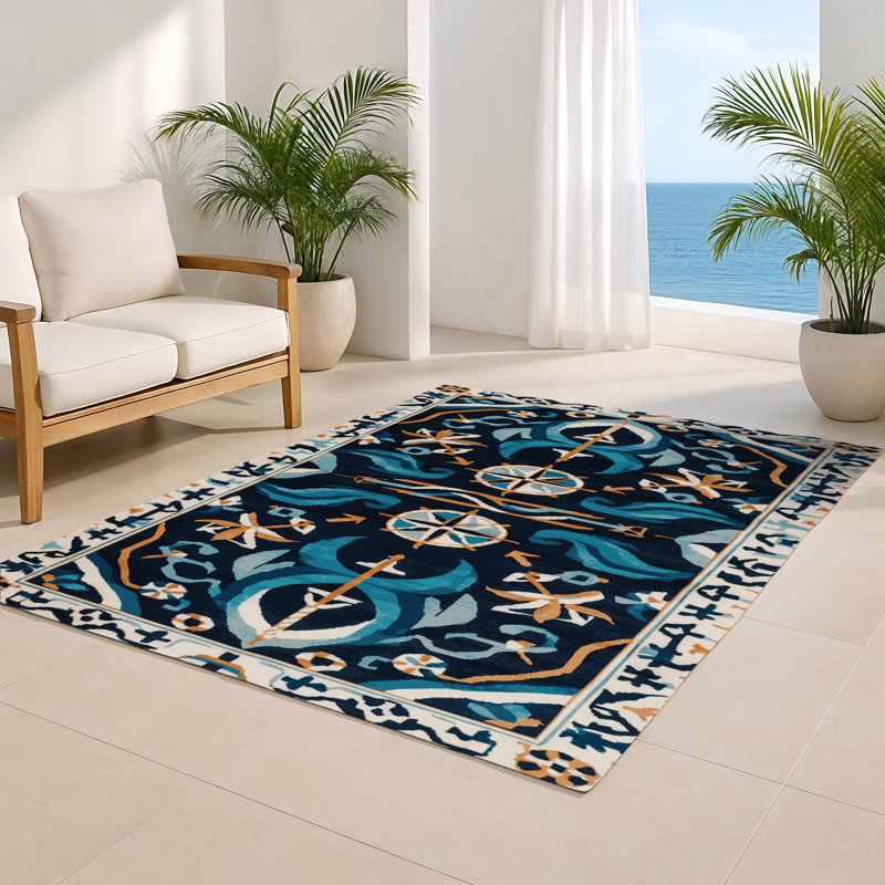 Turkish Gray Indoor and Outdoor Area Rug, Rectangle 9' x 12'
