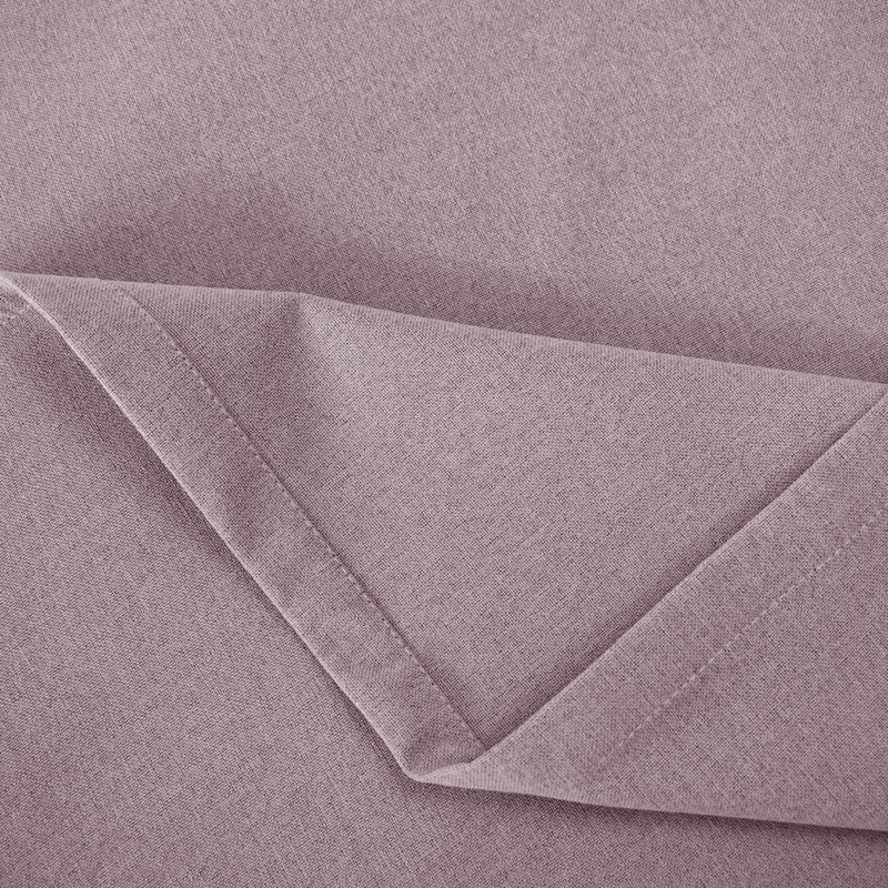 Linen Blend Blackout Curtain Panel Pair, Pink, 117cm Width x 160cm Drop