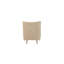 Fauteuil d'appoint à dossier haut