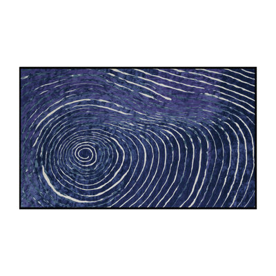 Tapis gris lavable à la machine