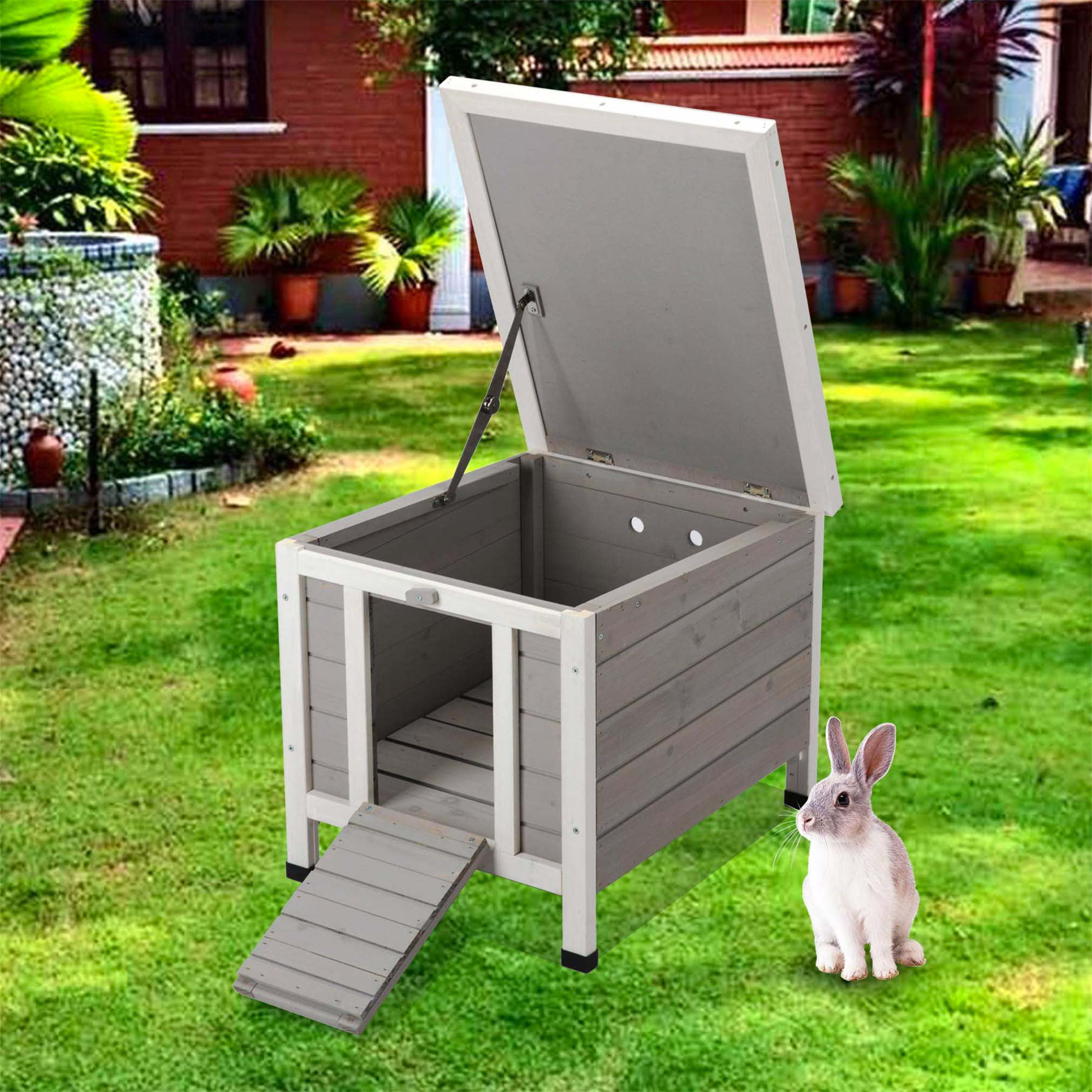 FLOORING CENTER LLC Weatherproof Rabbit Hutch | Wayfair