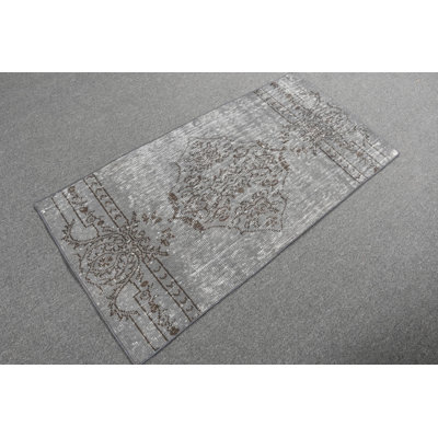 Handmade Vintage Turkish Rug in Rich Tones, Perfect for Enhancing Home Decor