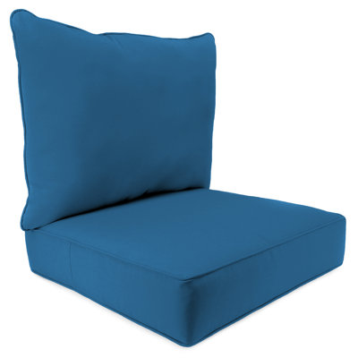 24" x 26.5" Outdoor Deep Seat Chair Cushion Set with Welt by Sand & Stable
