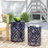 Metal S/2 Side Tables - Modern Design Iron Cut, Navy Blue Shade, Strong Powder-coated Iron, No Assembly Accent Table Cut Feature, Frame, Ready To Place-1244874811