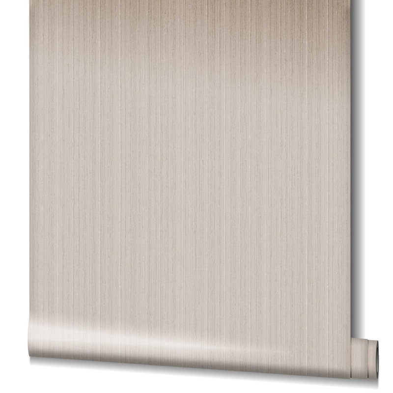 Evelina 10.05m x 70cm Textured Wallpaper Roll, Beige