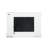 Contemporary White TV Stand With Electric Fireplace - 3-Level Brightness, Room Temperature Control, Ideal For Primary Living Room