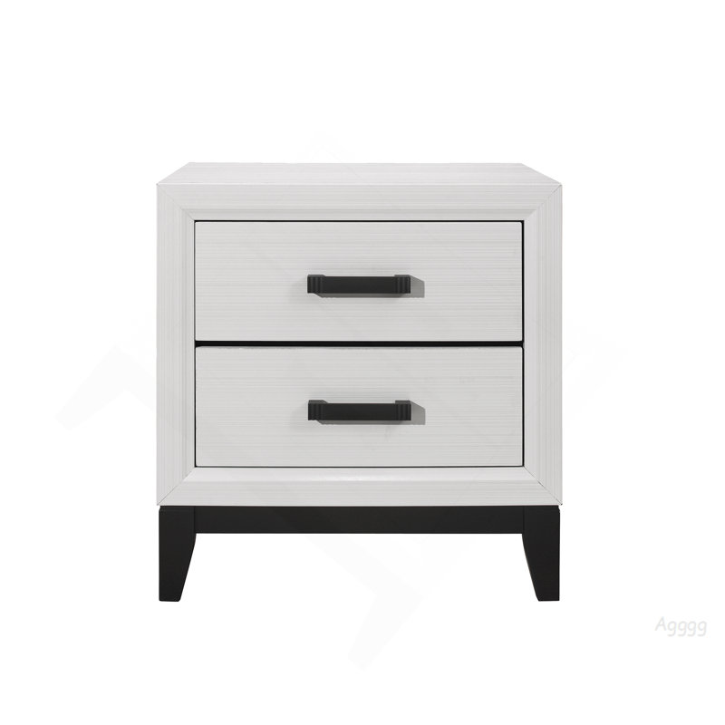 MIRAGE WHITE NIGHTSTAND